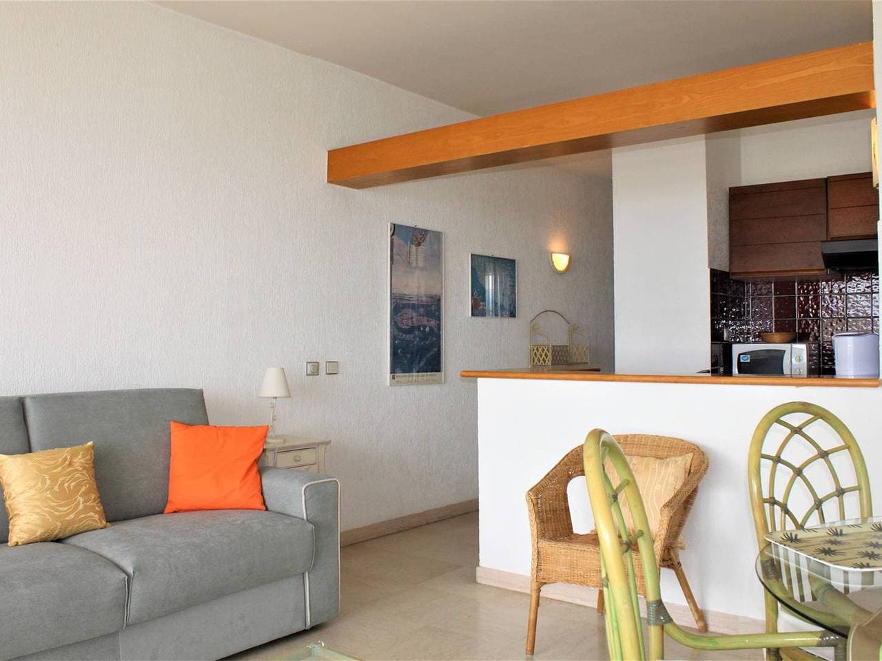 Schöne 2-Zimmer-Wohnung, Meerblick, 4 Personen, Villeneuve-Loubet Strand 1