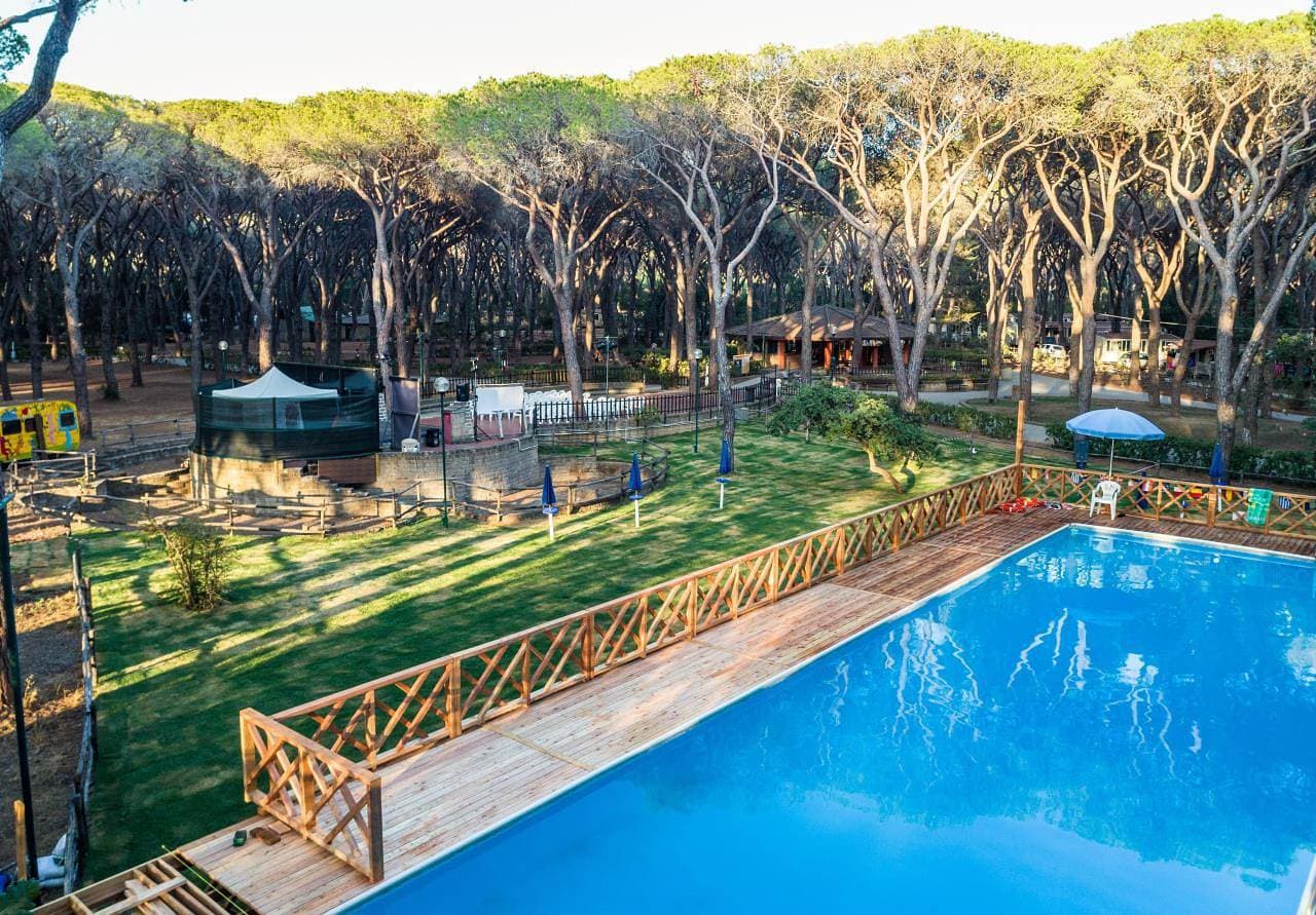 Foto 7 von 45: Feriendorf Le Marze Mobilehome Lodge Maremma für 5 Personen