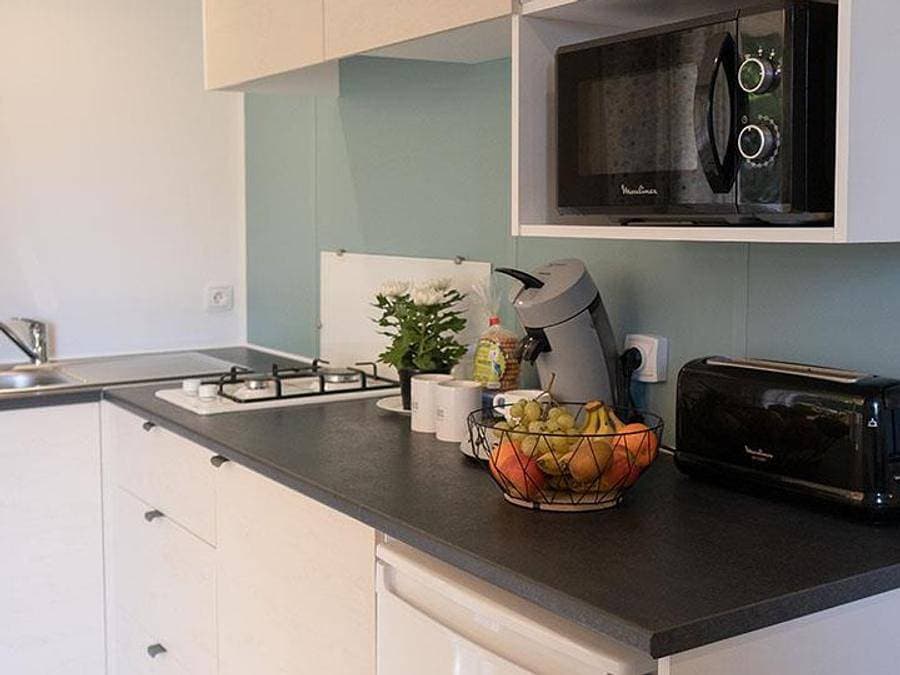 Foto 1 von 28: Camping Les Flots-Atlantique - Mobilheim 2 personen - Duo - 20m²