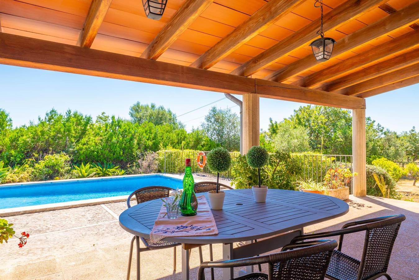 Foto 9 von 23: Can Gallu - Adults Only - Ferienhaus mit privaten Pool in Moscari (Selva). WiFi gratis