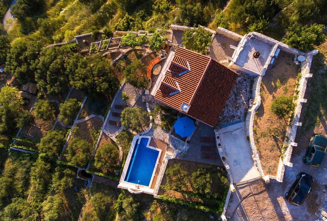 Foto 5 von 57: Villa Pina in Makarska, private pool