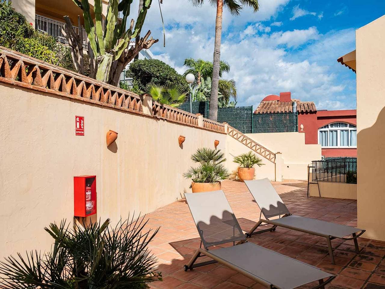 Foto 5 von 28: Moderne Wohnung in Mijas Costa - 1 Schlafzimmer, Terrasse, Pool, WiFi, 4 Pers.