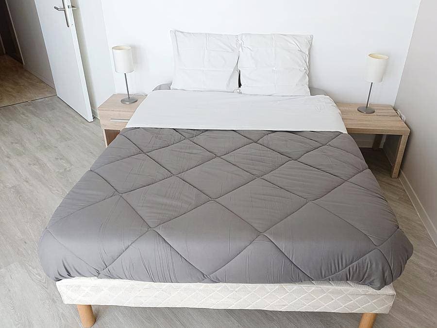 Foto 1 von 37: Terres de France - Appart Hotel Rouen Flaubert - Studio 2 personen - Doppelbett