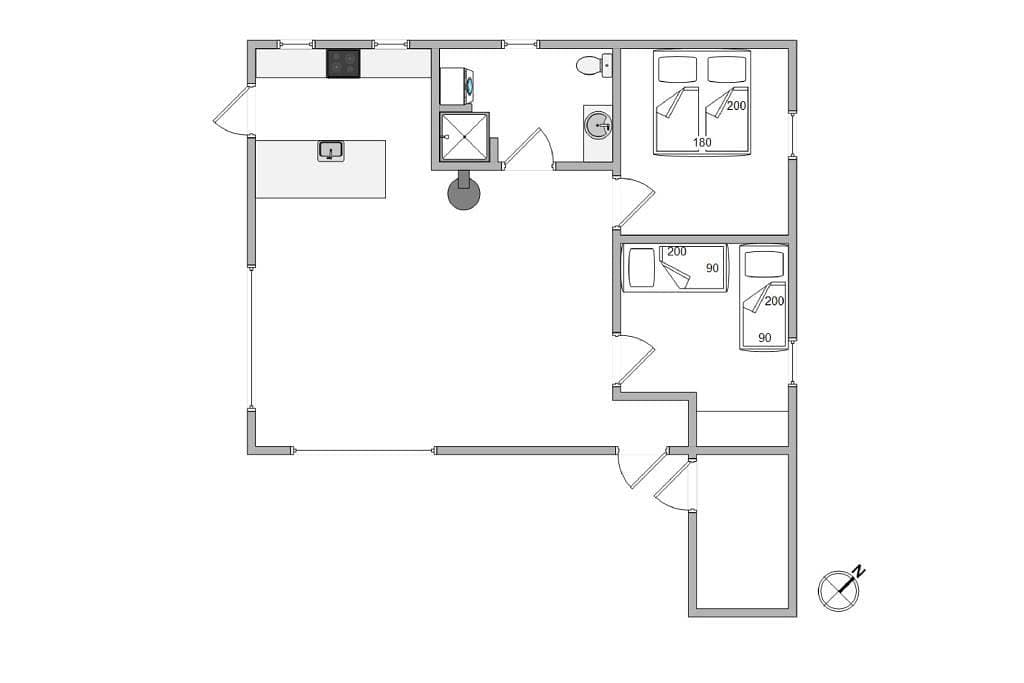Foto 9 von 34: Modernes Ferienhaus in Premium Lage, 25 Meter zum Strand