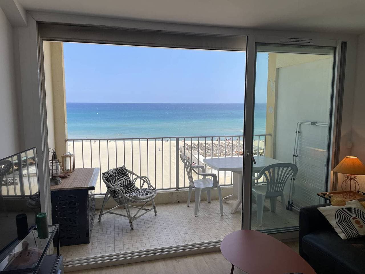T2 Wohnung mit Klimaanlage und Meerblick in Canet-en-Roussillon 1