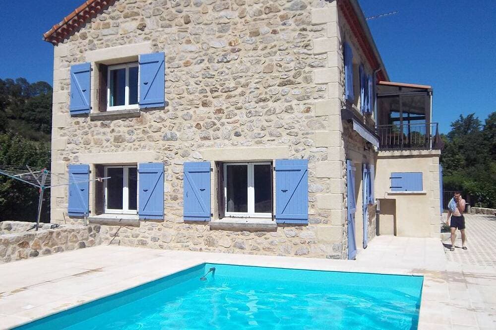 4-person gîte on the ground floor of our house in the Ardèche mountains 1