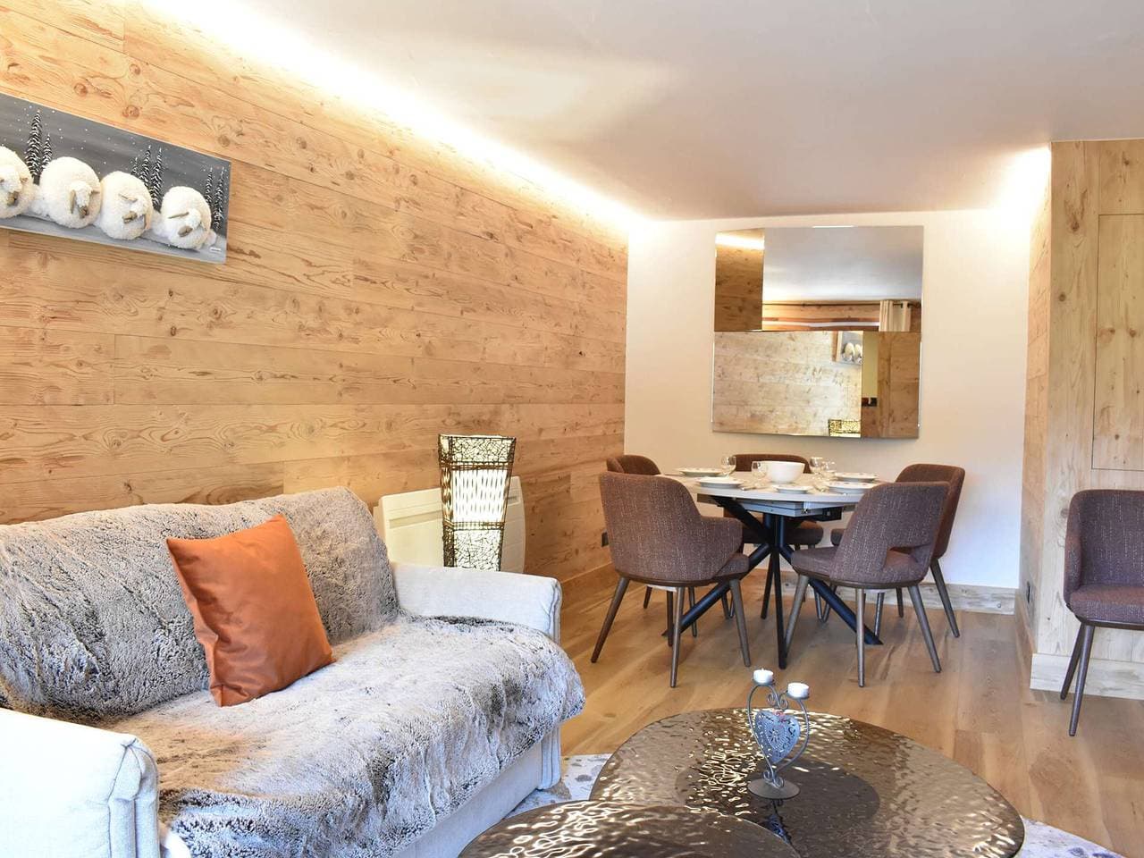 Foto 6 von 27: Charmante Wohnung in Méribel Village, 6 Personen, Balkon, Wifi, Parkplatz, in Liftnähe