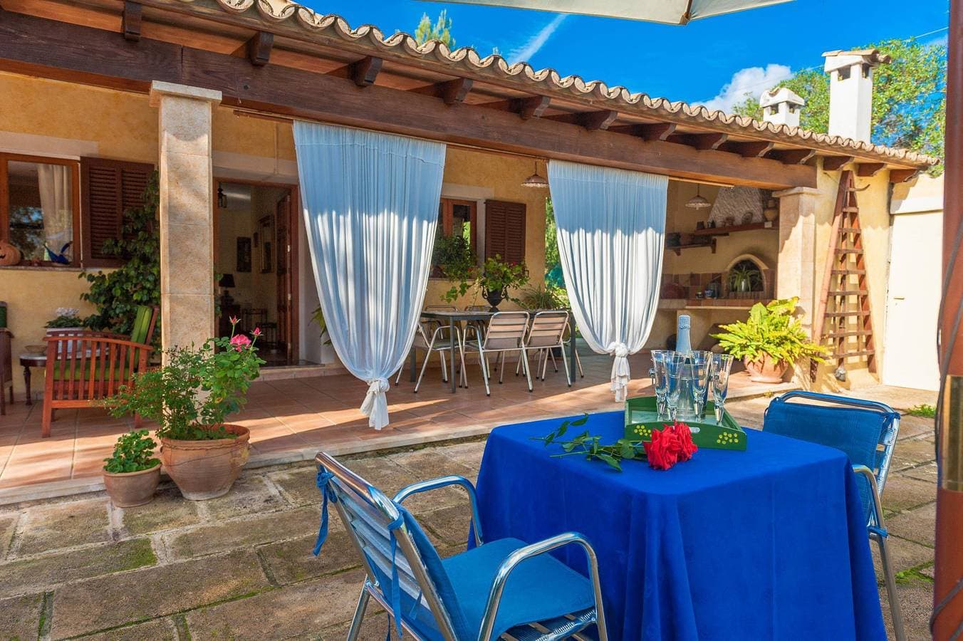 Foto 7 von 30: Son Coll - Ferienhaus mit privaten Pool in Lloseta. WiFi gratis