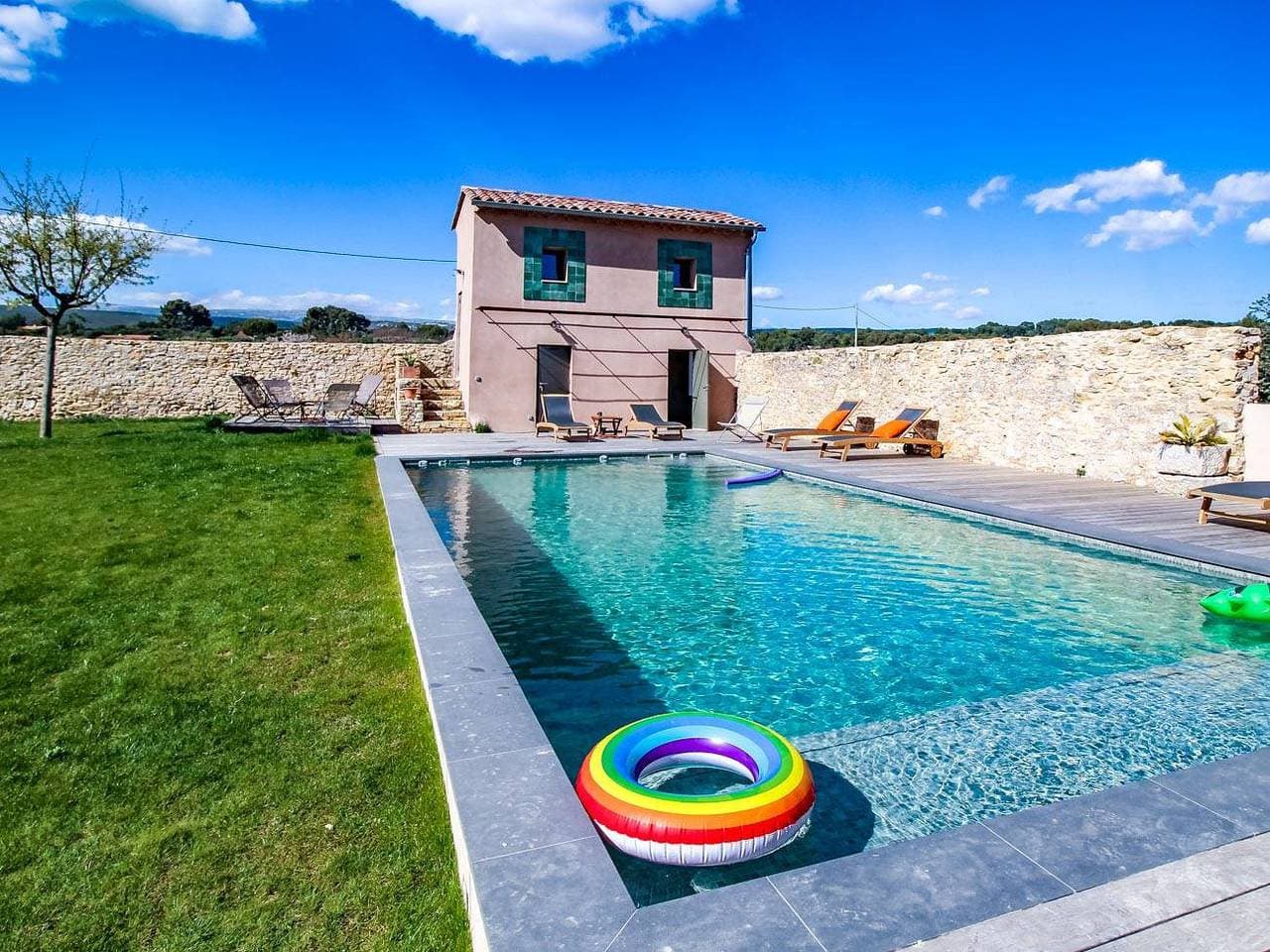 Foto 7 von 39: Klimatisiertes Landhaus für 15P. in Le Castellet, Var, Privatpool, Meerstrände 10 km.