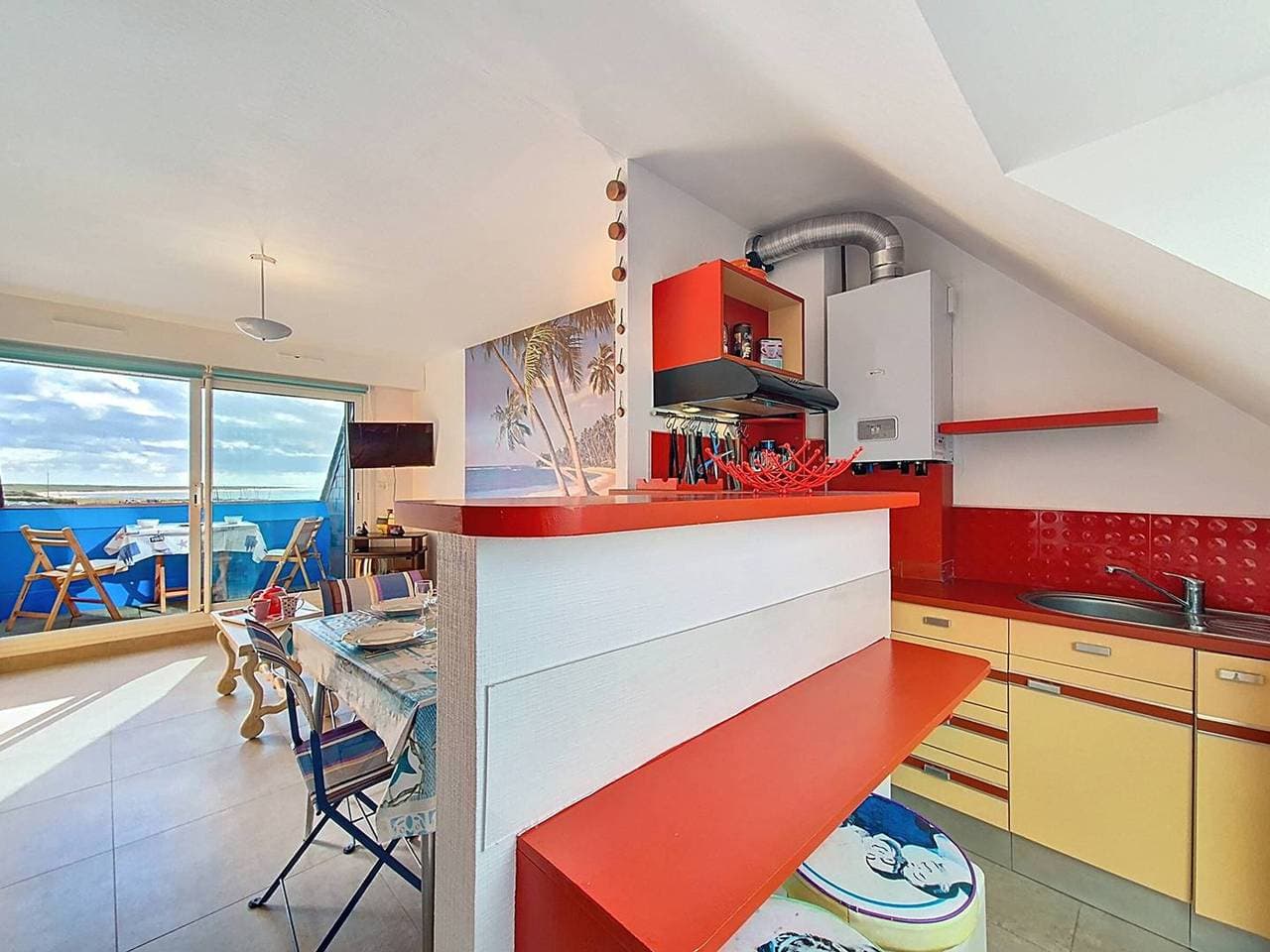 Foto 7 von 28: Étel - Schöne 2-Zimmer-Wohnung mit Balkon, in der Nähe von Stränden und Geschäften