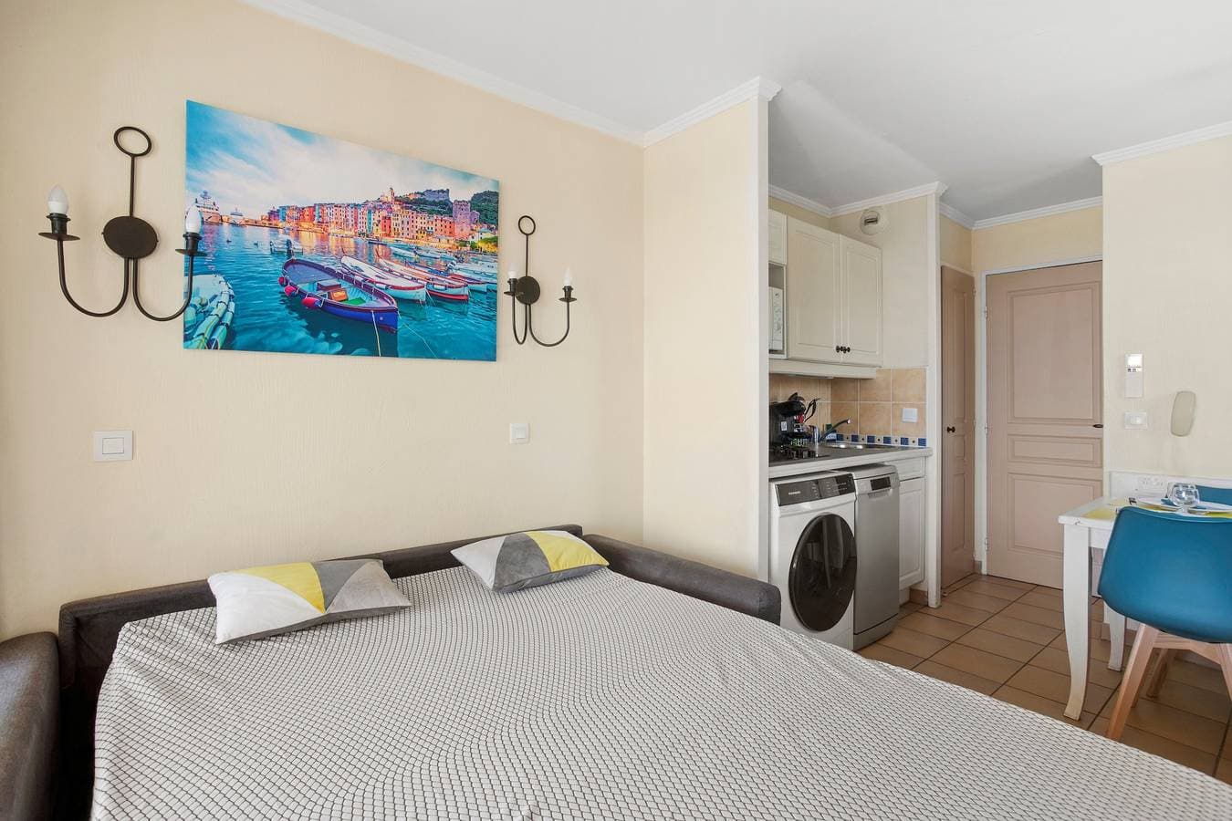 Foto 13 von 44: Ferienwohnung 'Grimaud 4 Personnes Clim Vue Mer' mit Meerblick, privater Terrasse und Klimaanlage