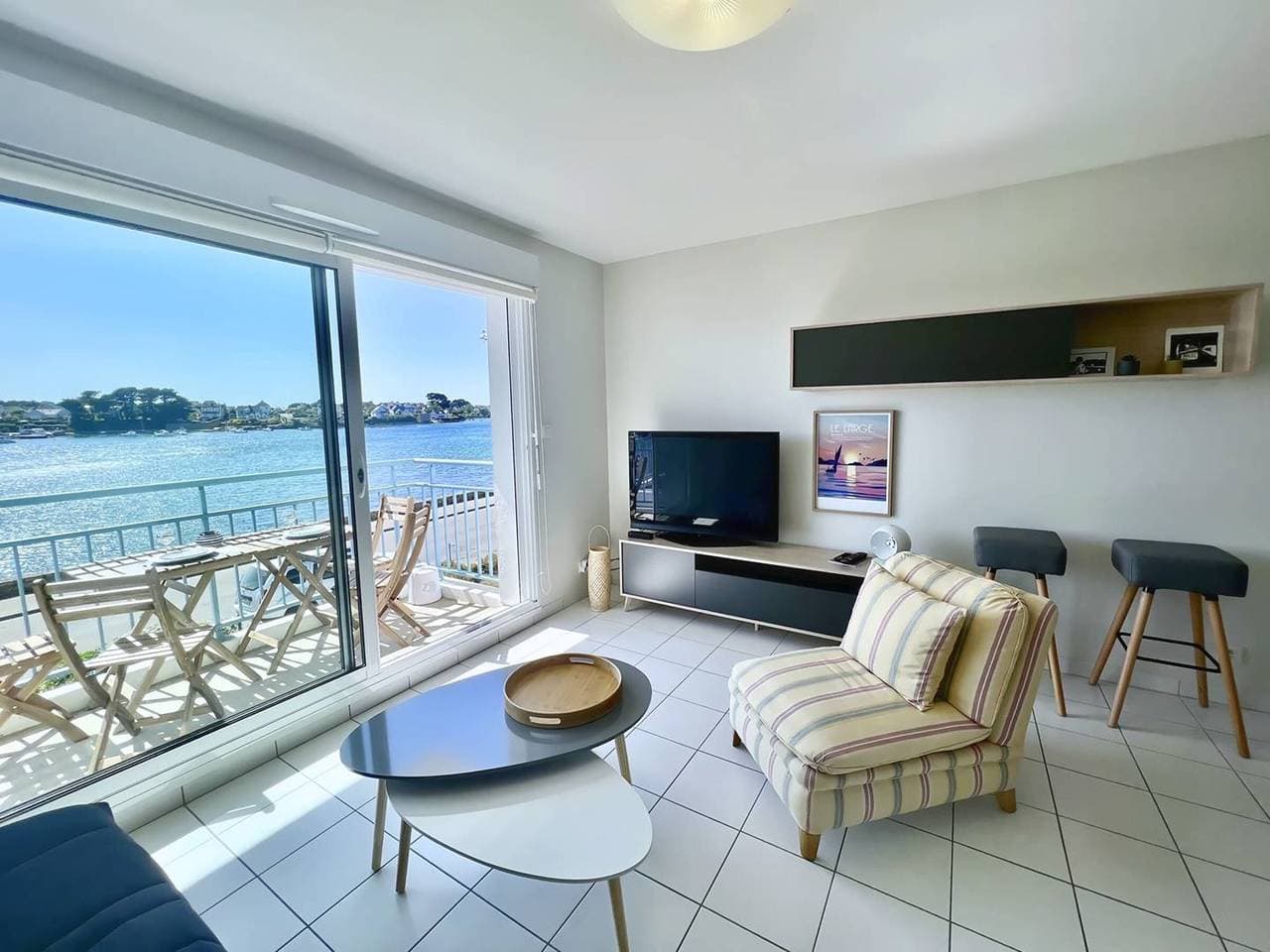 Foto 3 von 21: Étel - 42 m² Wohnung - 2 Zimmer - WIFI - Nahe des Hafens