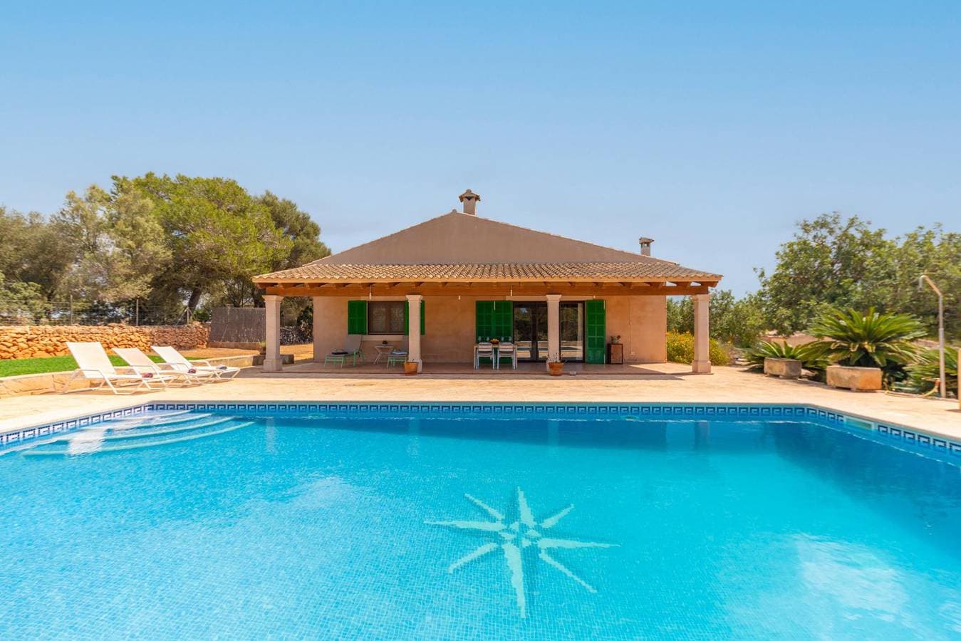 Foto 2 von 28: Els Garrovers - Villa mit privatem Pool und kostenlosem Wifi in Ses Salines