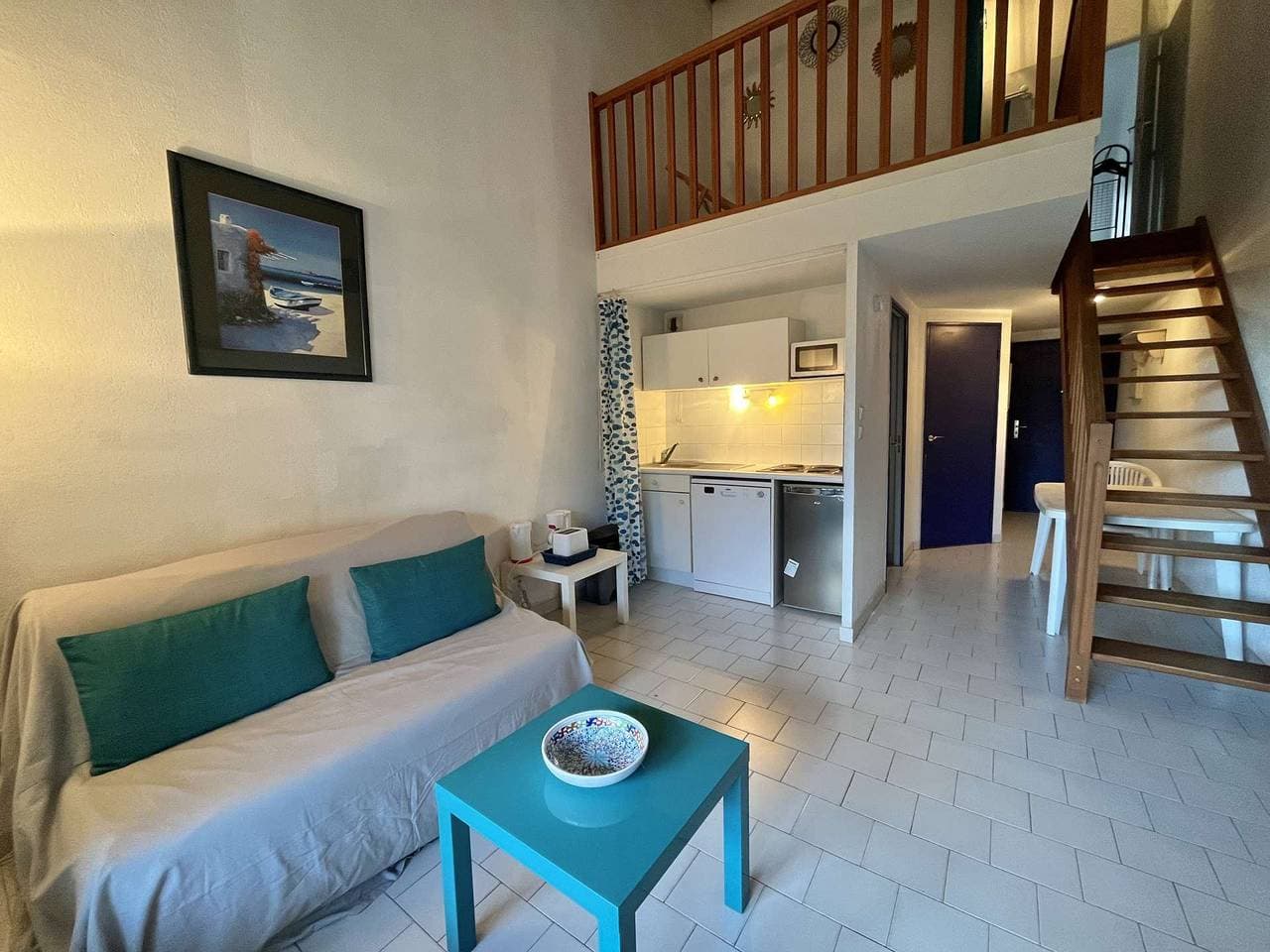 Foto 3 von 12: Ferienwohnung für 5 Personen mit Balkon