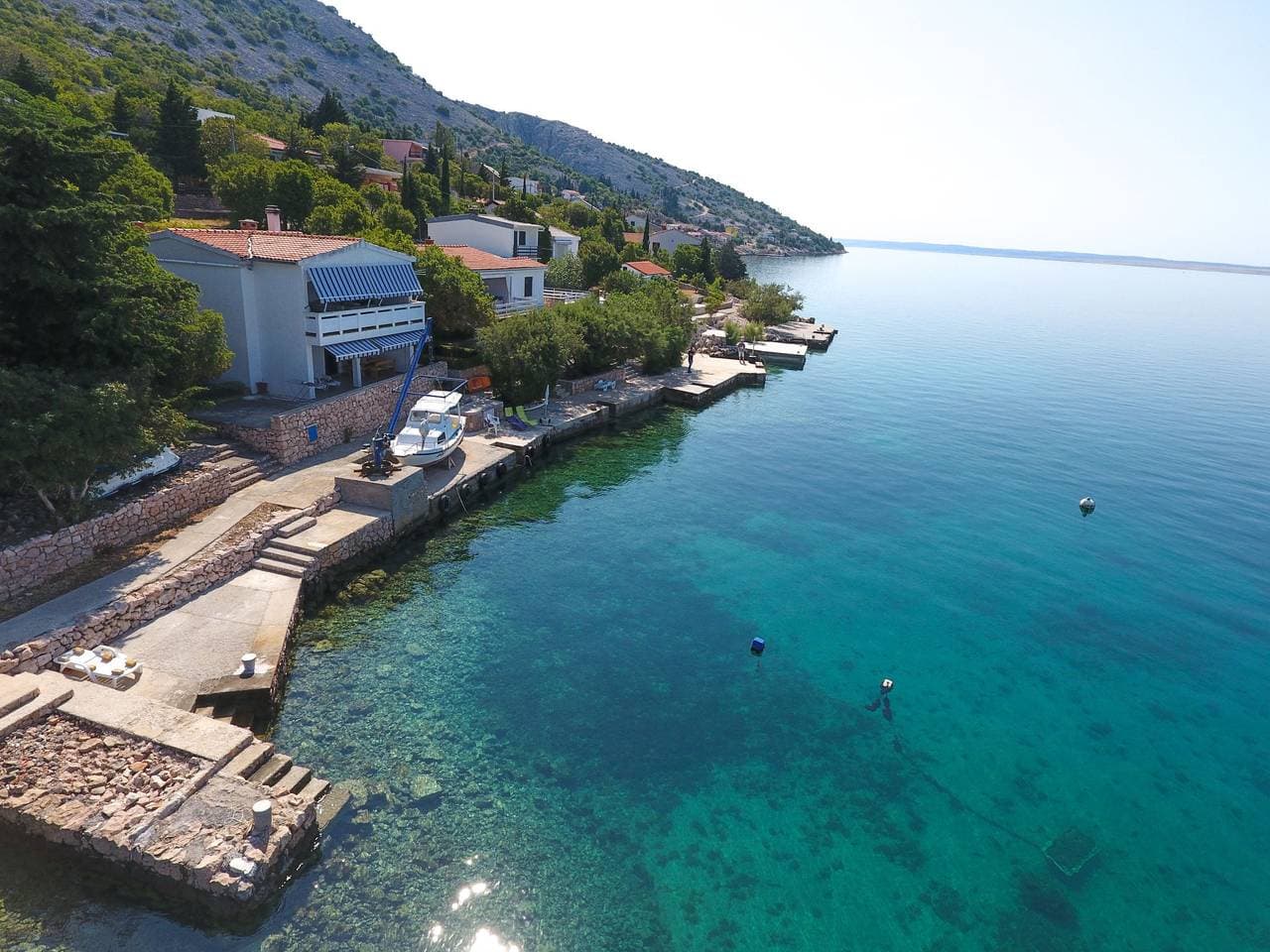 Barić Draga 19 km von Starigrad-Paklenica: Zweifamilienhaus Renata 1