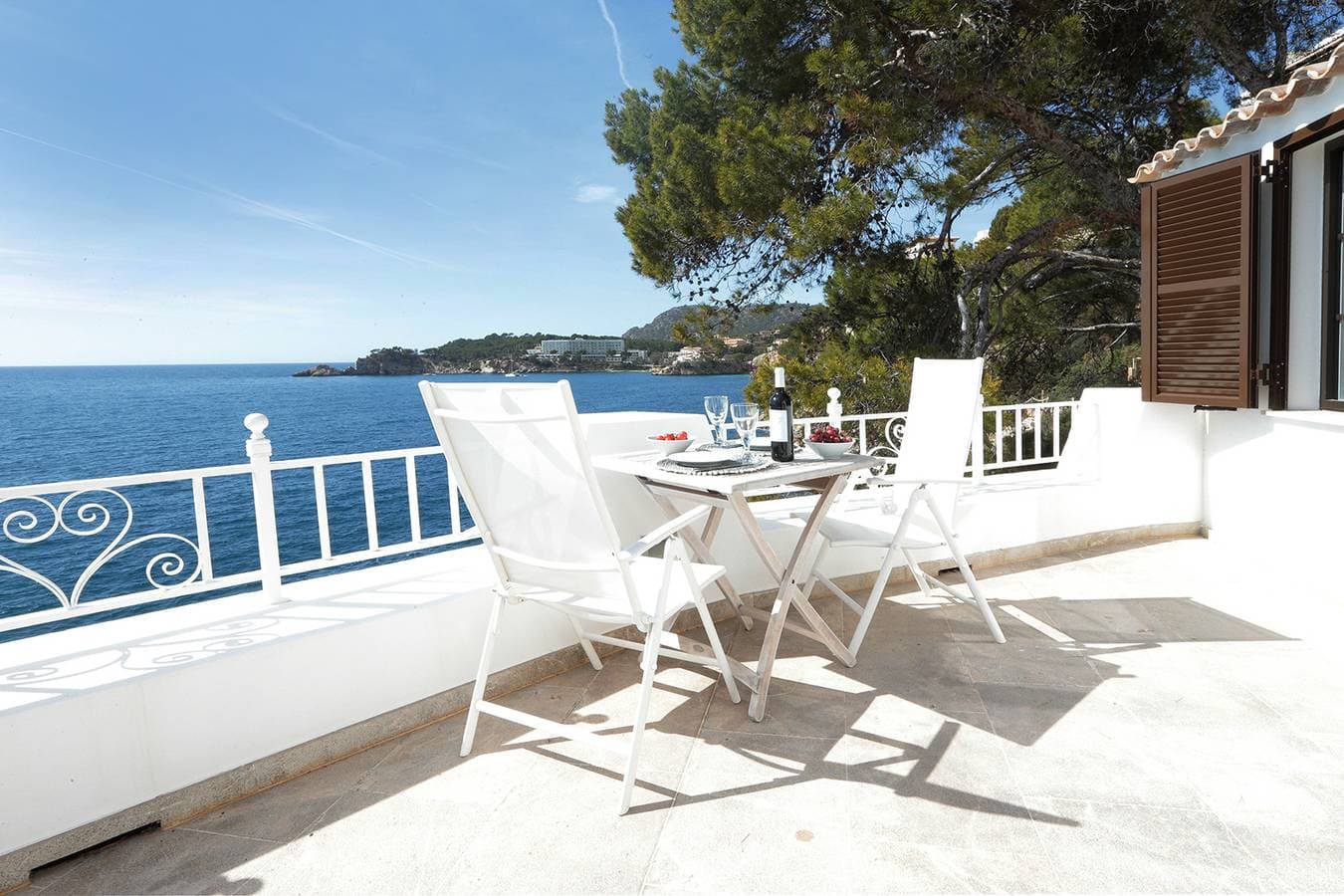 Foto 9 von 41: A3014 Exklusives Apartment in 1. Meereslinie für 4 Personen in Cala Fornells