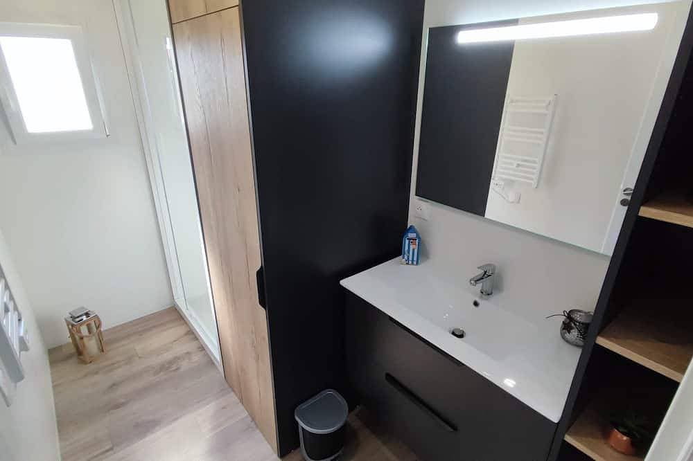 Foto 4 von 26: Residence Belle Plage: Chalet \"Jolie Voile\" 300 m vom Gold Beach (Landungsstrand des D-Day) entfernt