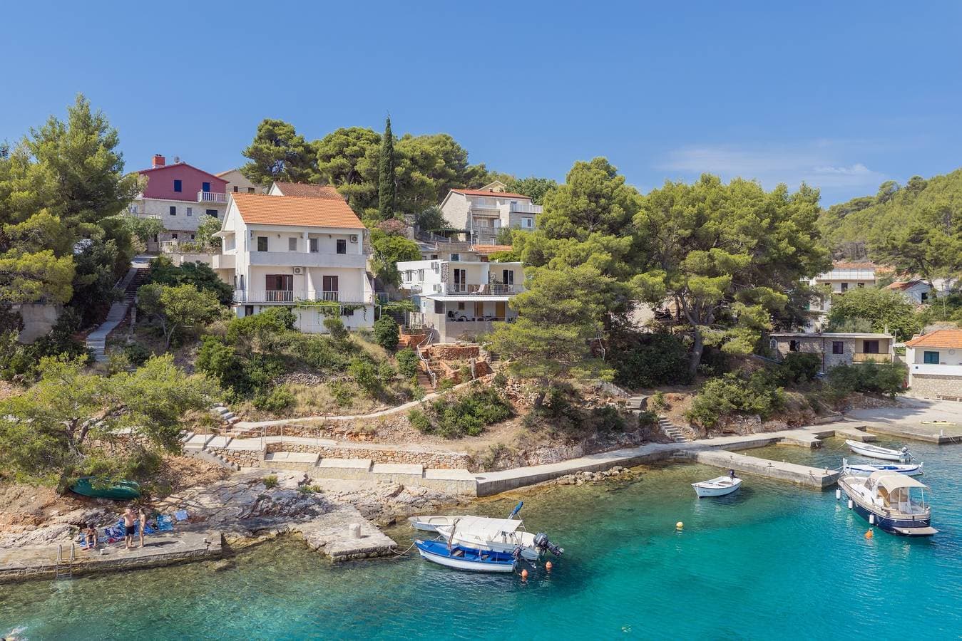 Foto 6 von 42: 1-Zimmer-Ferienwohnung am Strand Basina, Hvar A-24120-b