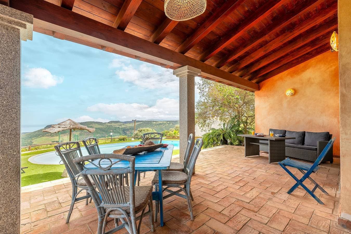 Foto 6 von 35: Villa „Roberta mit großem privatem Pool“ mit Meerblick, WLAN und Klimaanlage