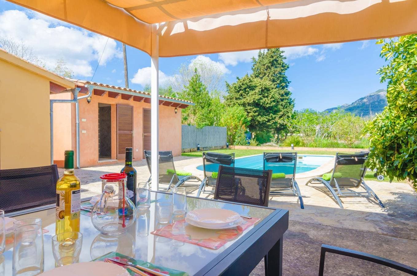 Foto 8 von 43: S'Alqueria - Ferienhaus mit privaten Pool in Campanet. WiFi gratis