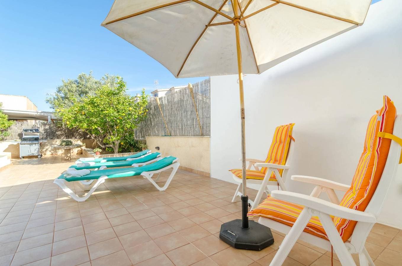 Foto 6 von 21: Es Port  - Ferienhaus mit Privatgarten in Portocolom. WiFi gratis