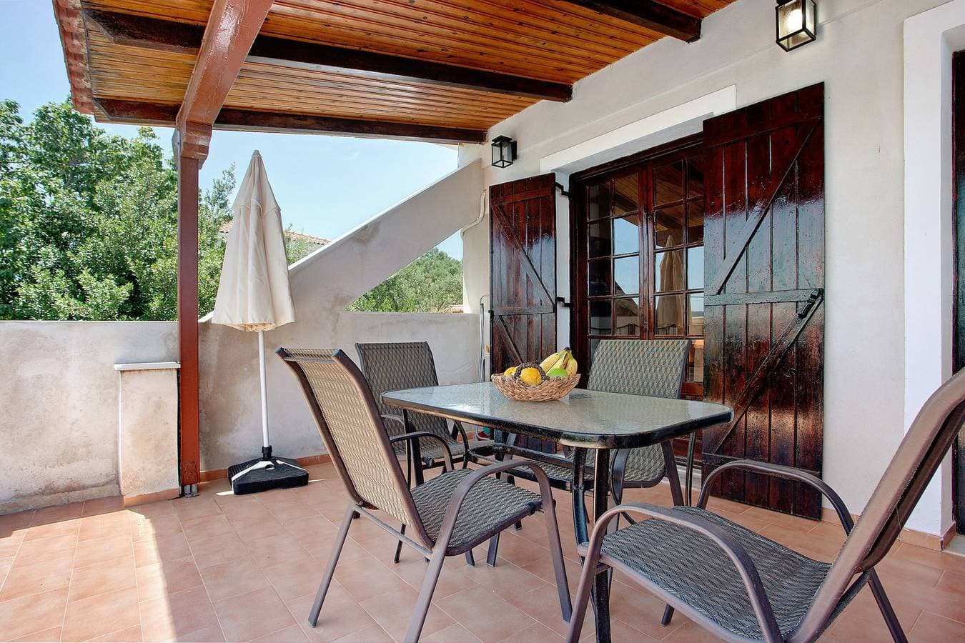 Foto 4 von 26: Ferienwohnung "Yiannis 5 Adults" mit Meerblick, Gemeinschaftsgarten und WLAN