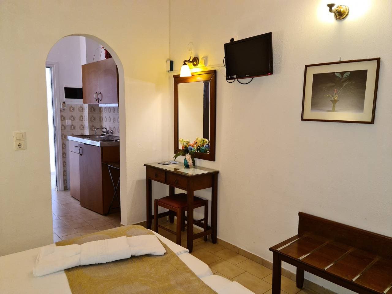 Foto 6 von 10: Studio "Galini Studios 1" in Strandnähe mit Wi-Fi, Klimaanlage und Balkon
