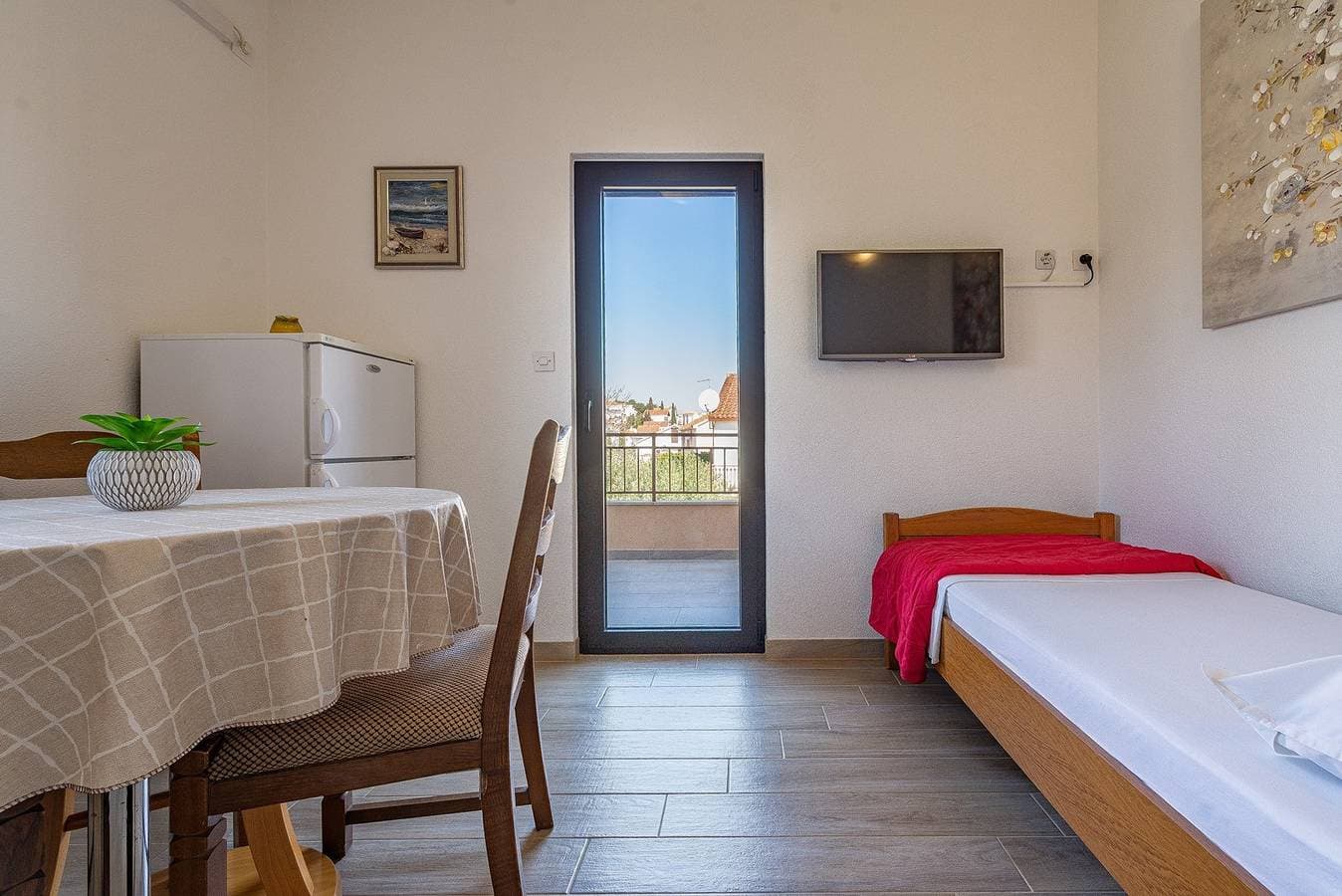Foto 12 von 30: Apartment mit einem Schlafzimmer Protega A2 mit Balkon in Strandnähe