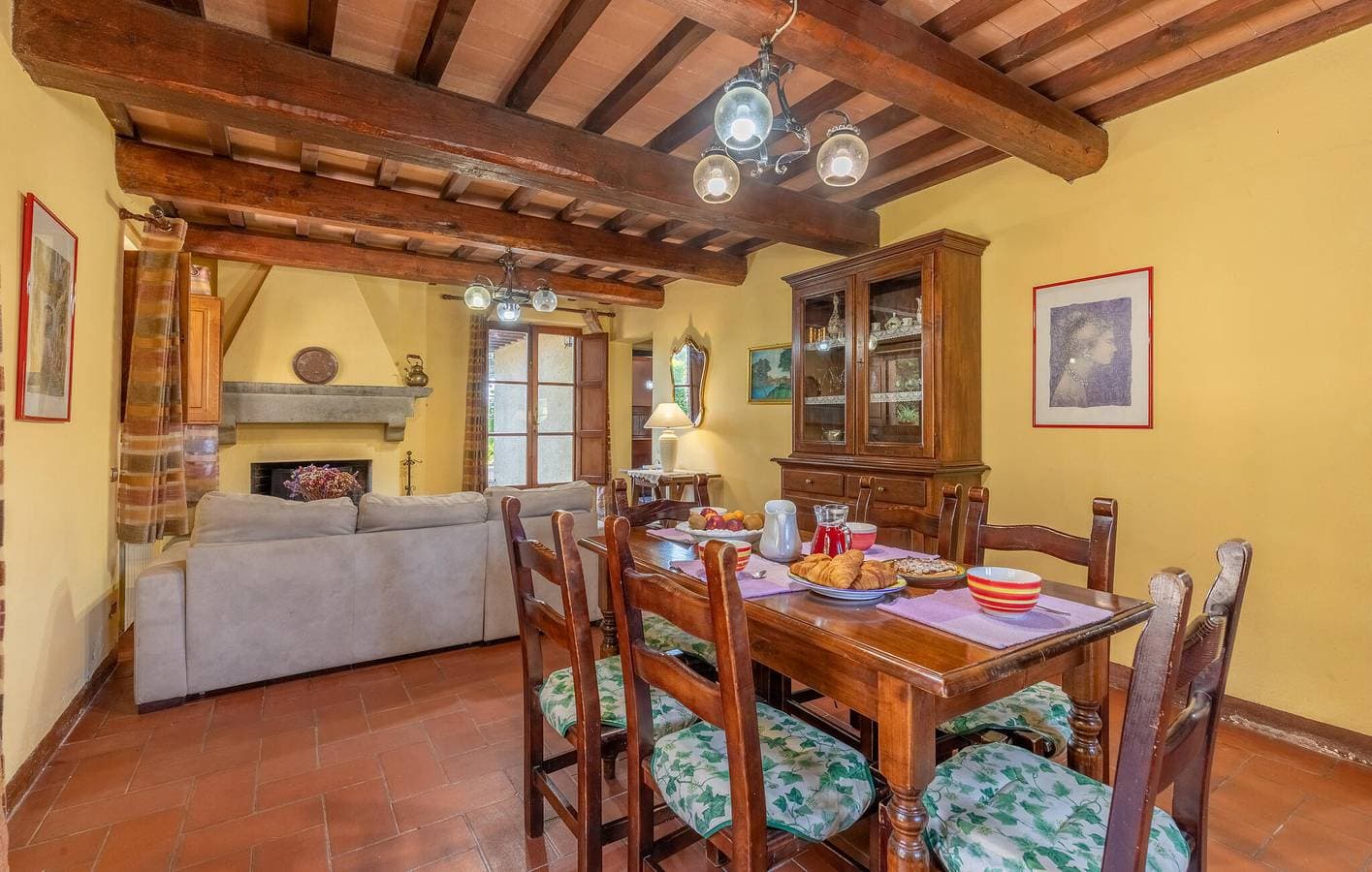 Foto 5 von 40: Gemütliche Wohnung mit Pool & Garten, 1km zum Monte Santa Maria Tiberina