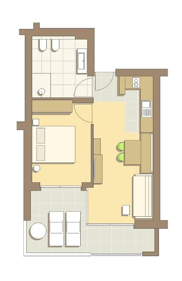 Foto 6 von 14: One-Bedroom Apartment