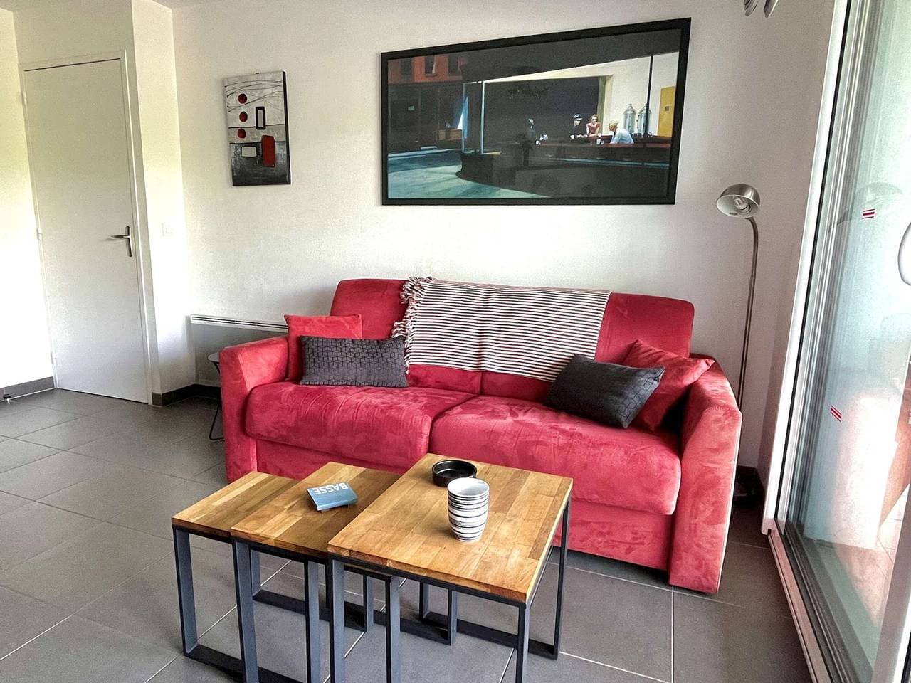 Foto 4 von 15: Étel - Schönes 2-Zimmer-Apartment mit Balkon und Wifi - Haustiere Erlaubt