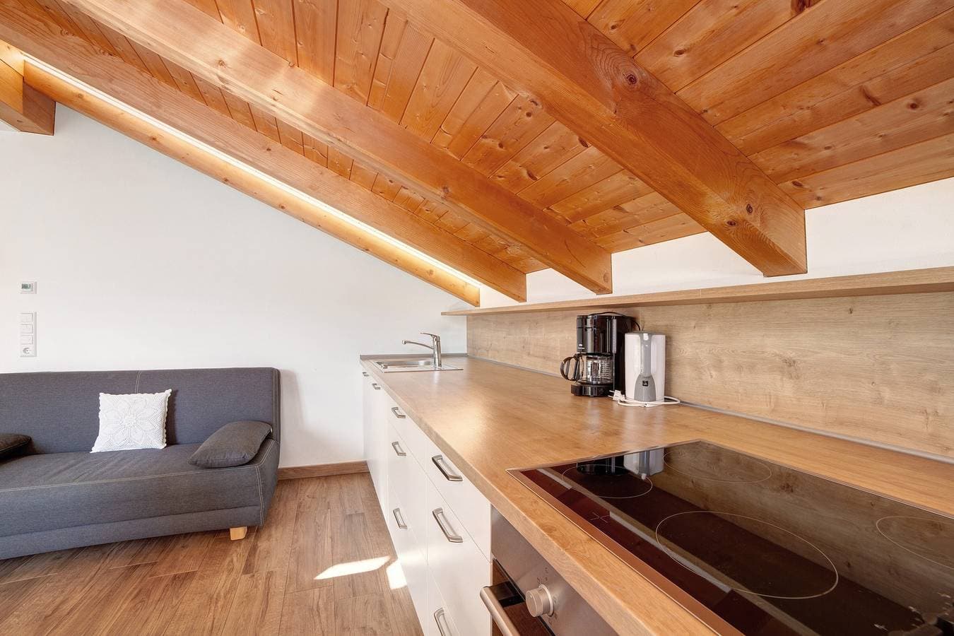 Foto 7 von 20: Ferienwohnung 'Ausergrubhof Wohnung Partschins' mit Bergblick, Gemeinschaftsgarten und WLAN