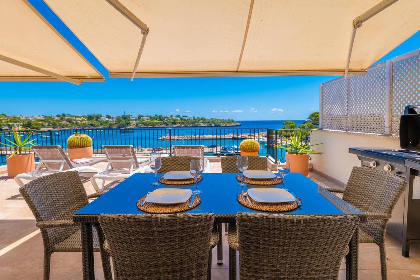 Foto 4 von 34: Es Port (Portopetro) - Gemütliches Apartment mit Meerblick und kostenlosem WLAN