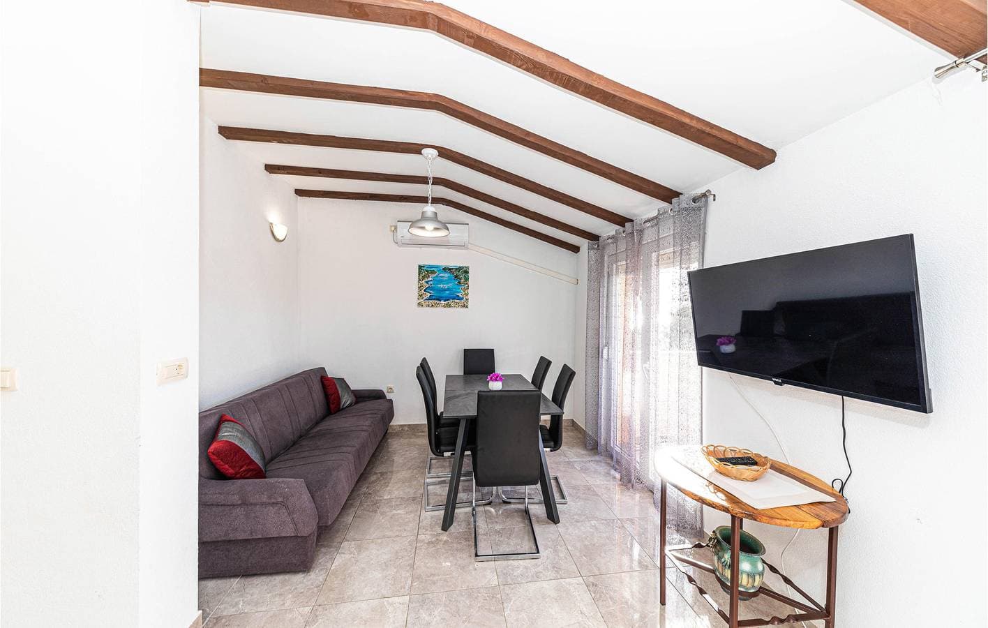 Foto 8 von 28: Apartment mit Meerblick, Terrasse, WLAN und Parkplatz – 1,5 km zum Strand