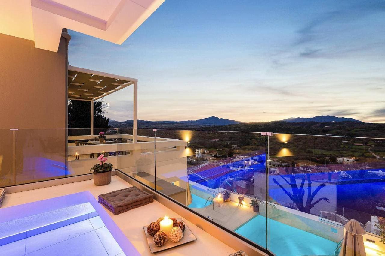 Three Moirai Villa - with 2 Heated Pools 1
