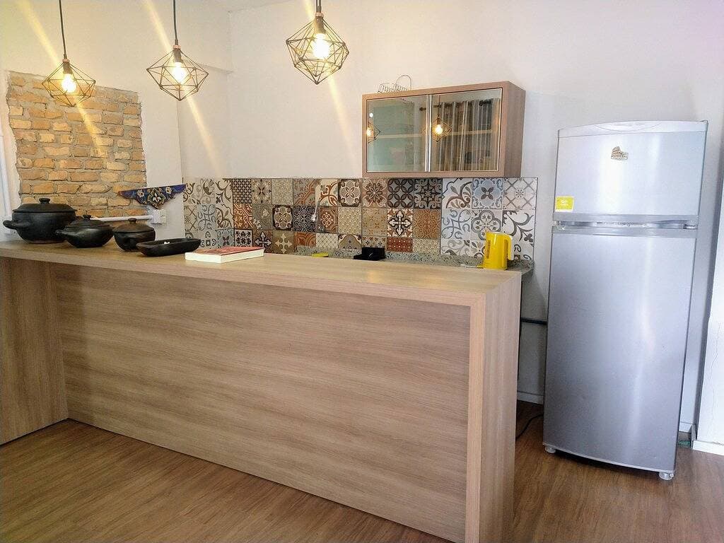Foto 2 von 8: Loft com Churrasqueira e Piscina em Canasvieiras