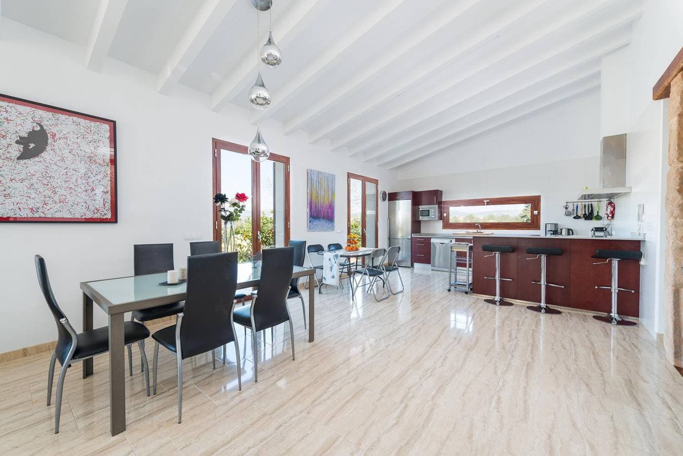 Foto 8 von 51: Es Serral - Ferienhaus mit privaten Pool in sa Pobla. WiFi gratis