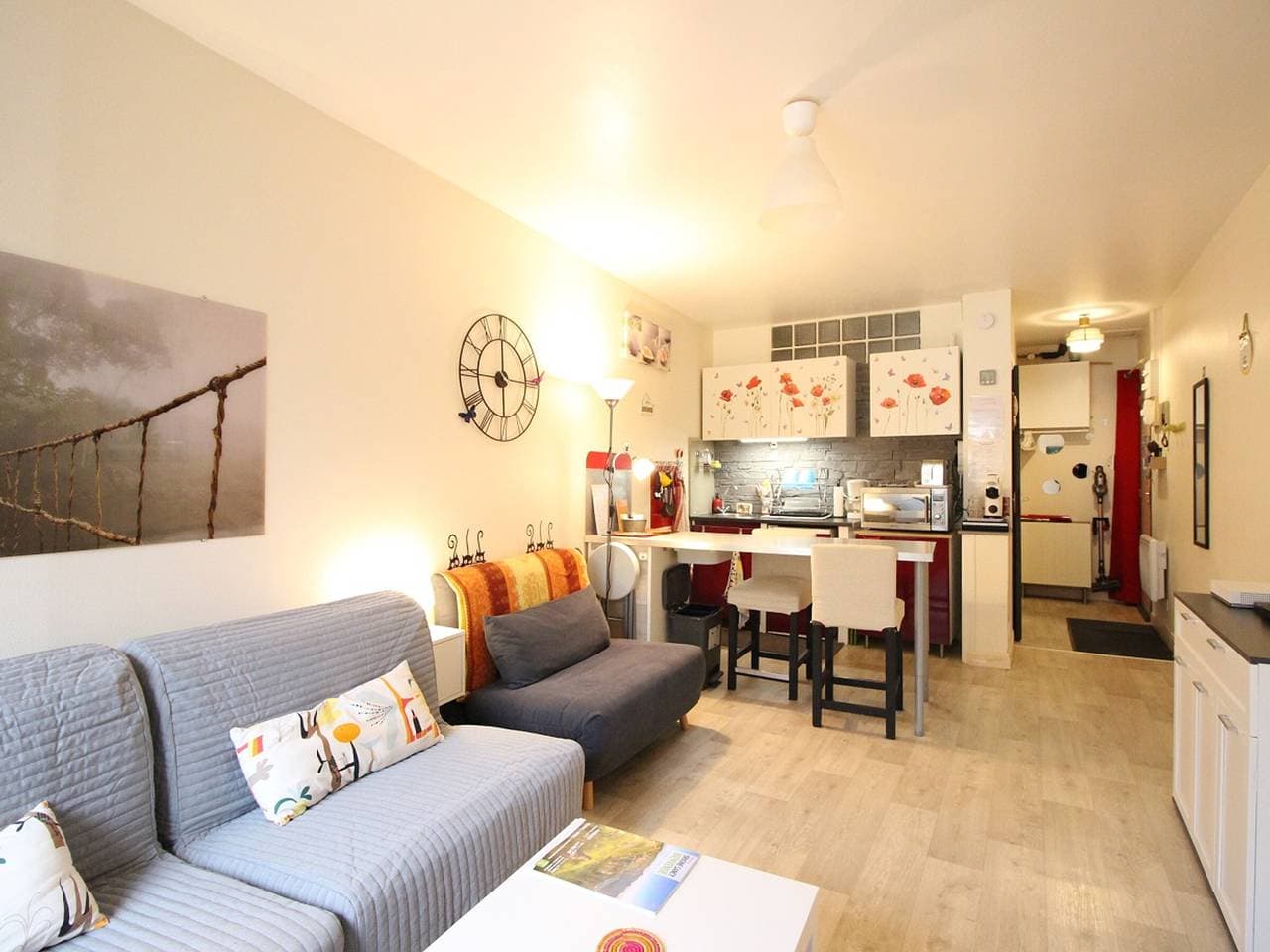 Foto 4 von 10: Zentrales Studio in La Bourboule mit WIFI - 3 Schlafplätze