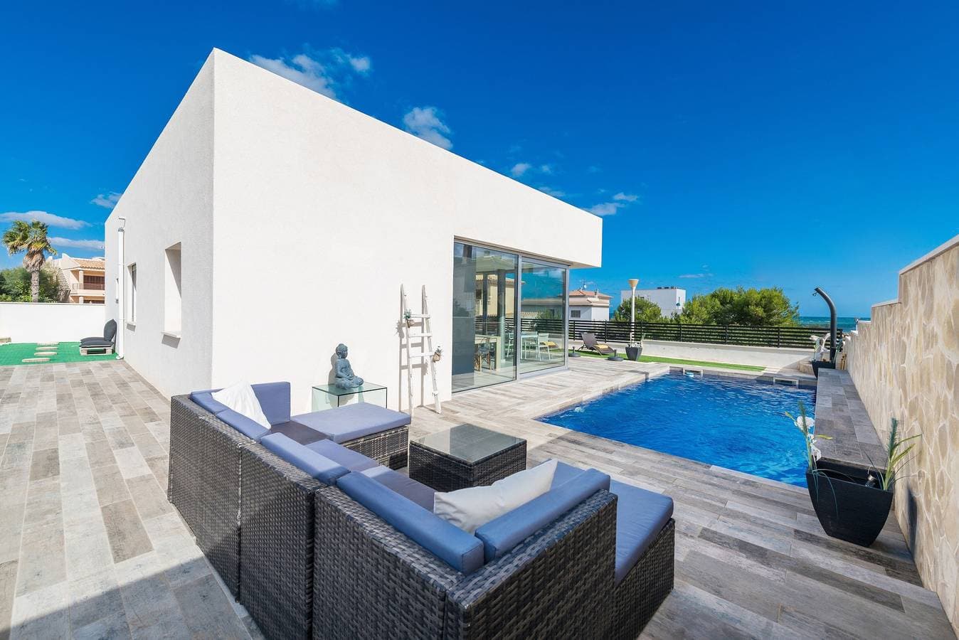 Foto 4 von 39: Ferienhaus 'Es Mollet' mit Meerblick, privatem Pool und WLAN