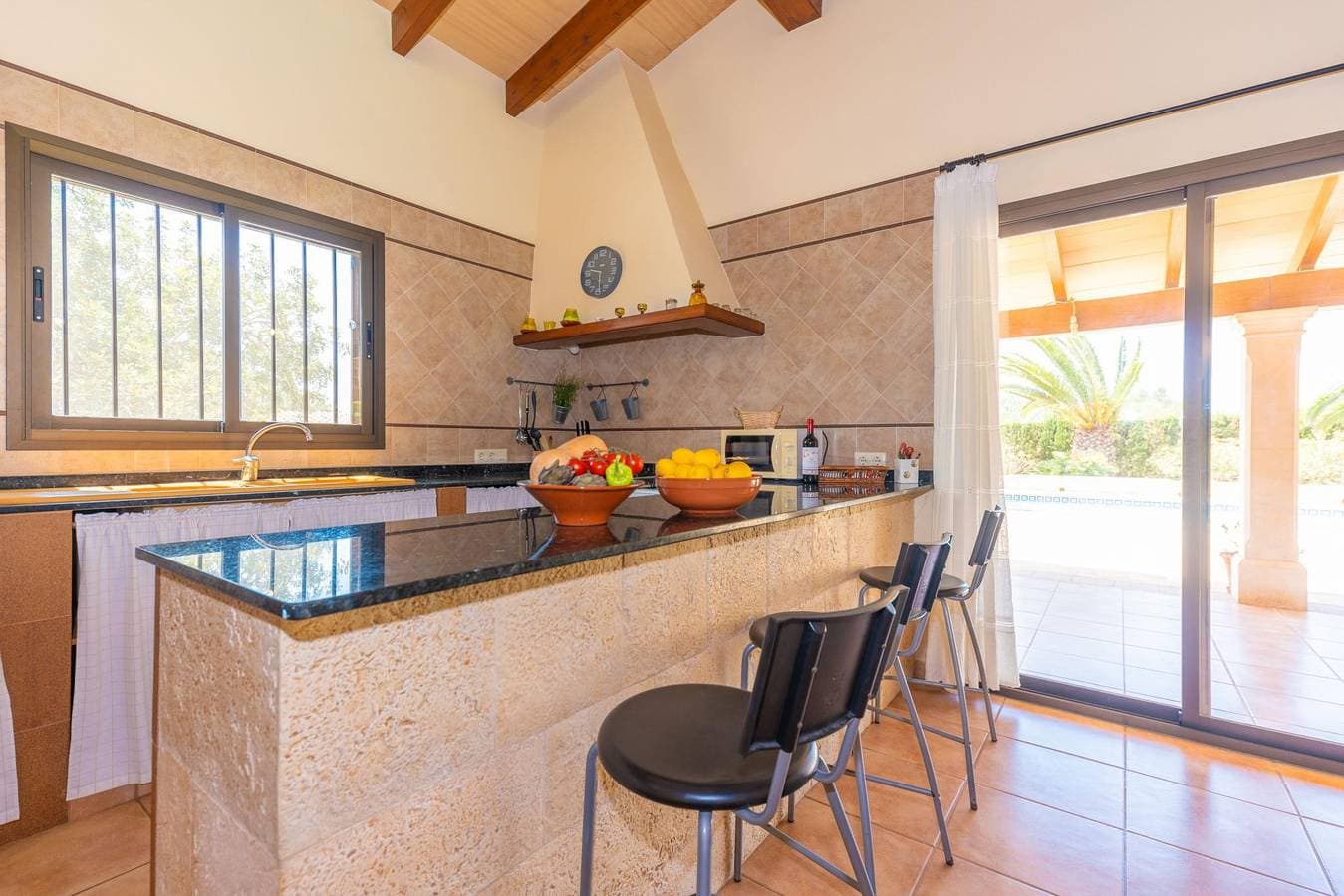 Foto 13 von 28: Els Garrovers - Villa mit privatem Pool und kostenlosem Wifi in Ses Salines