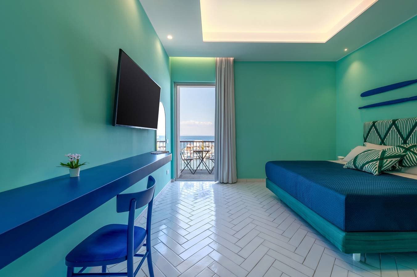 Foto 10 von 23: Blasi Sea View – Sorrento: Gemütliches Apartment mit Meerblick