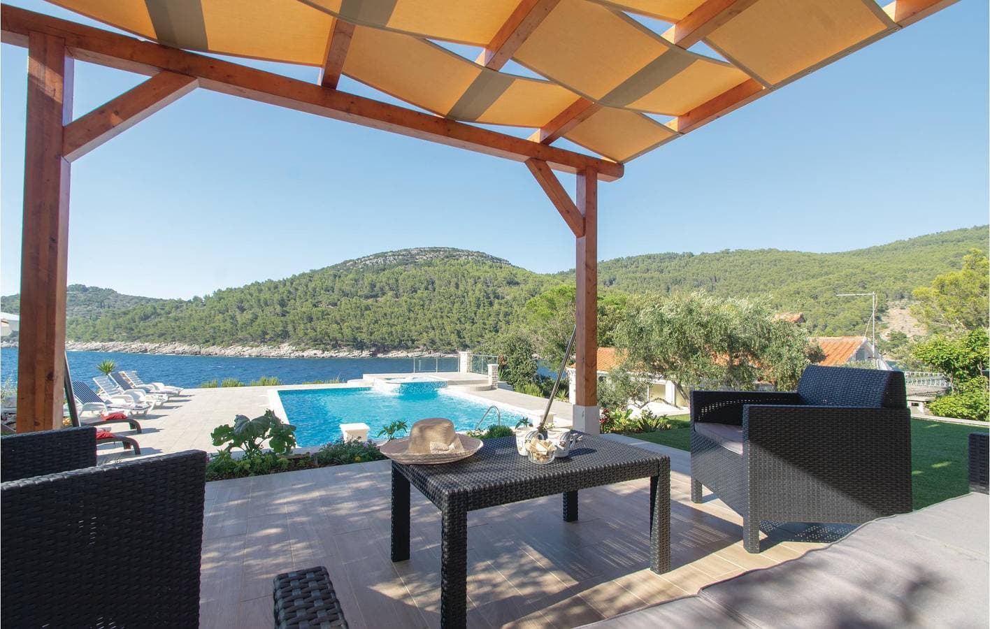 Foto 9 von 34: Reizende Ferienwohnung: 300 m vom Strand entfernt, mit Pool und moderner Ausstattung