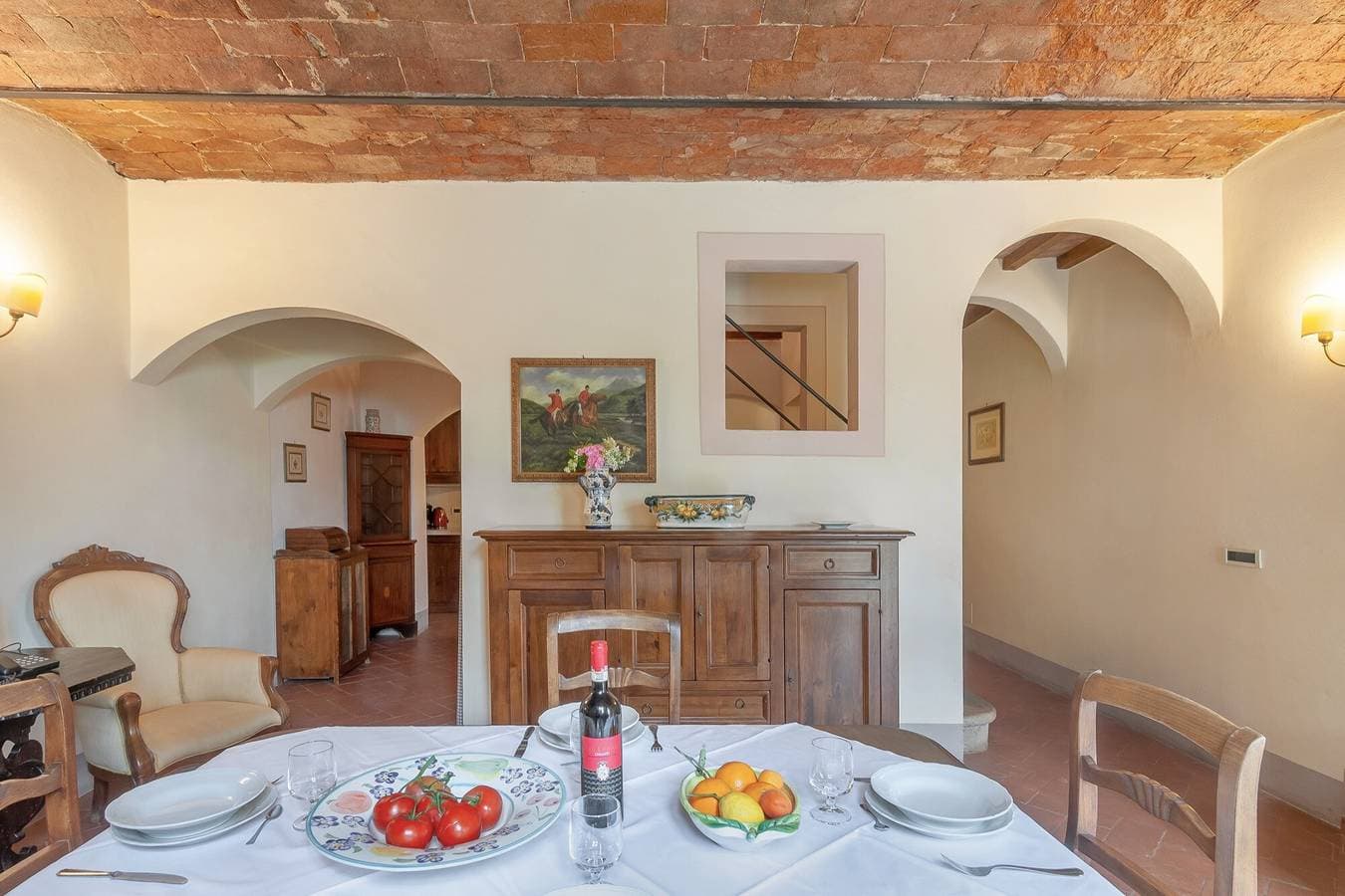 Foto 8 von 19: Villa 'Villa del Fattore' mit gemeinschaftlich genutztem Pool, privater Terrasse und WLAN