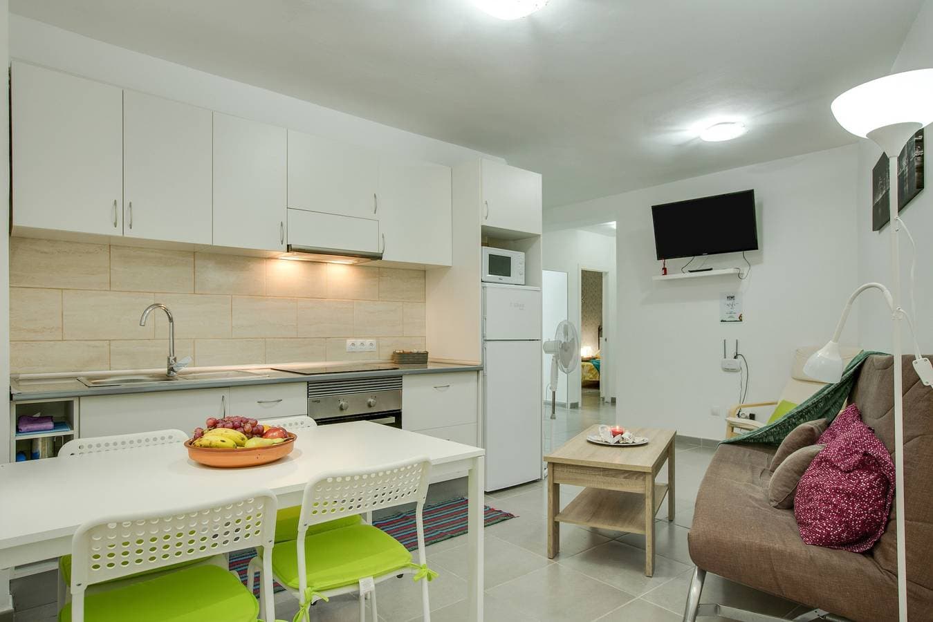 Foto 3 von 20: Gemütliche Ferienwohnung "1B Srv" nahe dem Meer mit WLAN und Ventilatoren