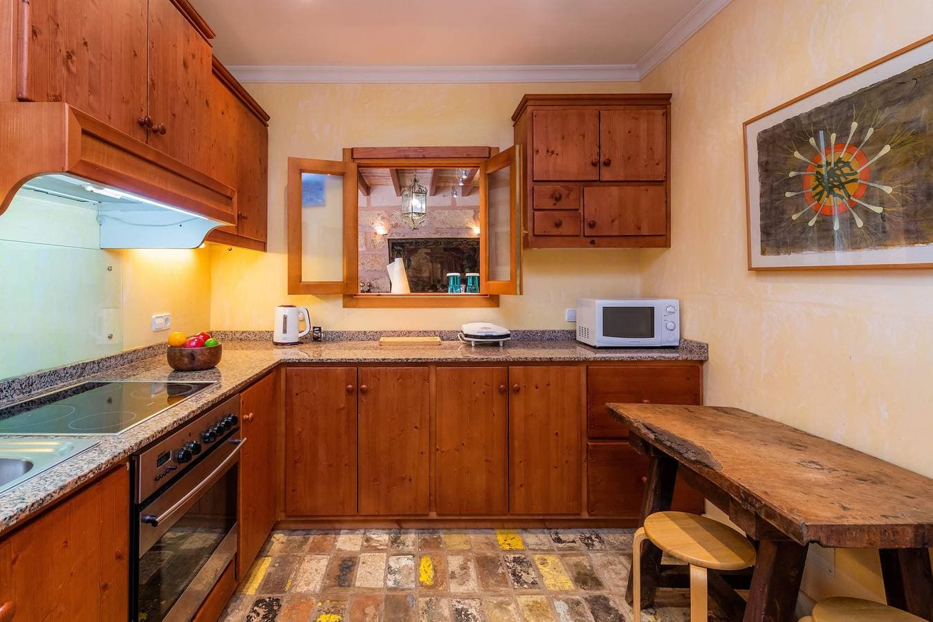 Foto 9 von 31: Villa Es Revellar mit Sonnenterrasse und Restaurant im Agrotourismus