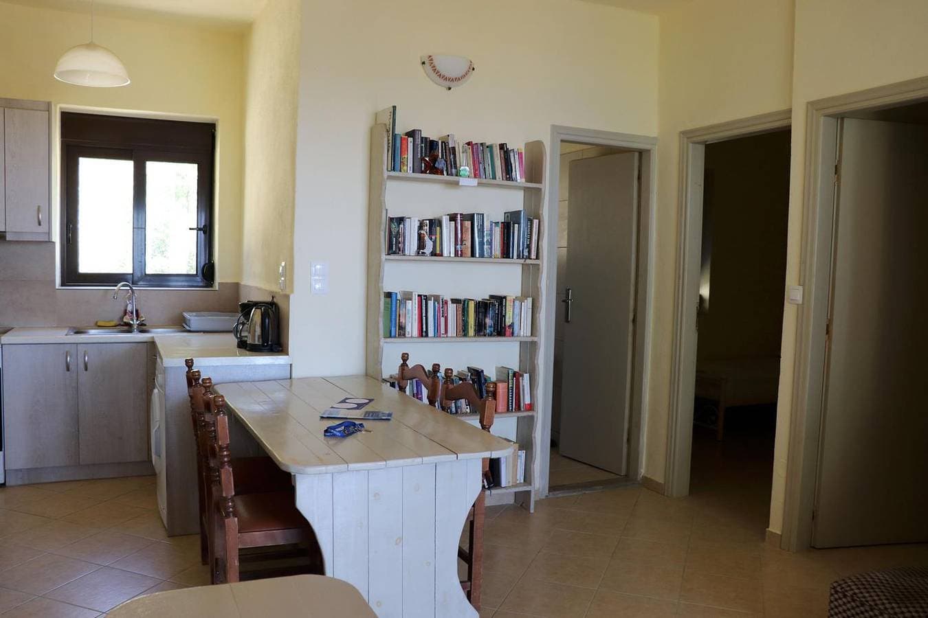 Foto 12 von 34: Panoramablick aufs Meer, fußläufig zum Strand, Wifi  - Ferienhaus Triopetra, Kreta