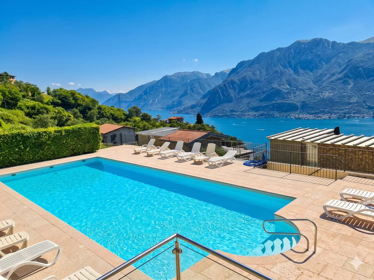 Casa Mk & Mk Ferienwohnung lake view swimming pool 1