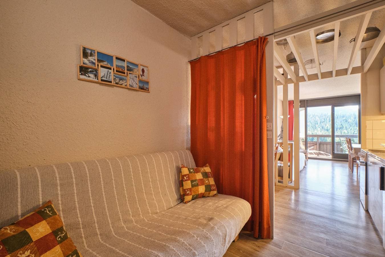 Foto 12 von 18: Appartement 'Gemütlich und Schöner Bergblick' mit Blick auf die Berge und privater Terrasse
