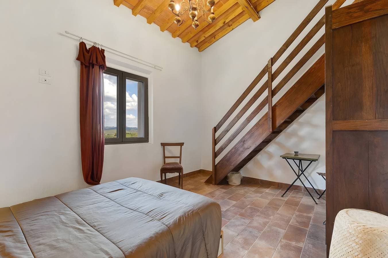 Foto 7 von 28: Zimmer 'Olivo - Fattoria Le Caprine' mit Gemeinschaftsgarten, WLAN und Klimaanlage