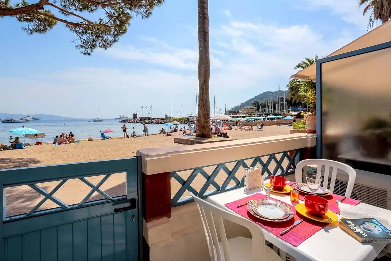 Gemütliche Wohnung in Théoule-sur-Mer, 30 m², Meerblick. 1